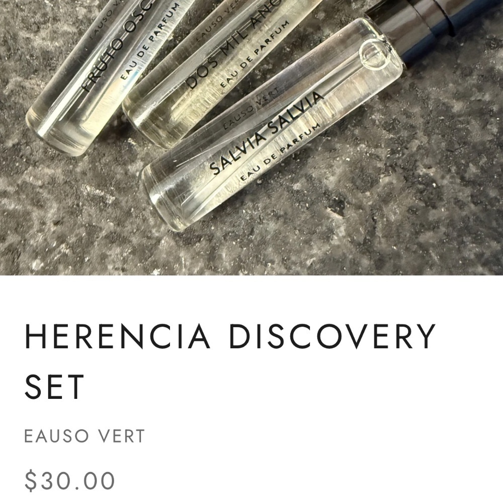 NEW  eauso vert  Fragrance discovery set - Picture 2 of 5